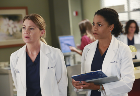 Ellen Pompeo et Kelly McCreary dans la saison 12 de Grey's Anatomy.