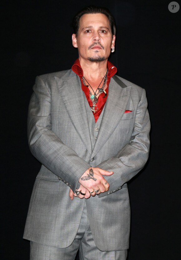 Johnny Depp - Avant-première du film "Black Mass" lors du Festival International du film de Toronto, le 14 septembre 2015.