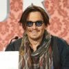 Johnny Depp - Conférence de presse du film "Charlie Mortdecai" lors de l'avant-première à Berlin, le 18 janvier 2015.