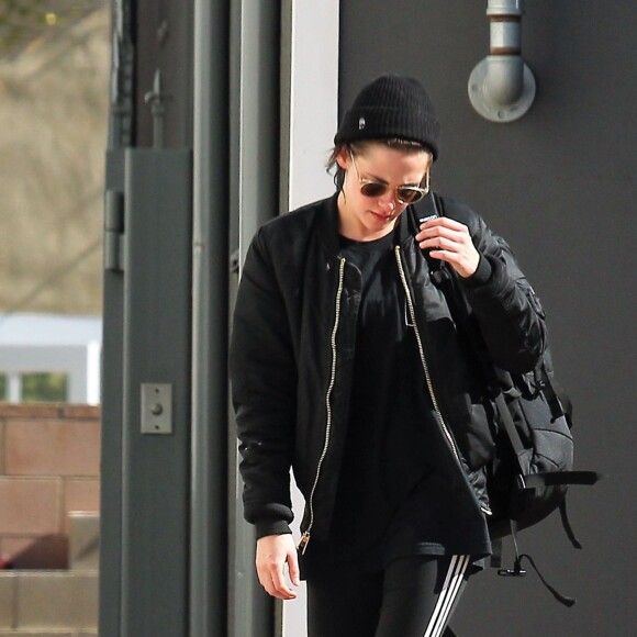 Kristen Stewart et sa petite amie S. Maxwell (mannequin de Victoria's Secret Angels ) dans les rues à Hollywood Los Angeles, le 28 Janvier 2017