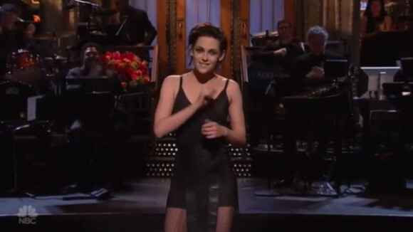 Kristen Stewart au Saturday Night Live le 4 février 2017.