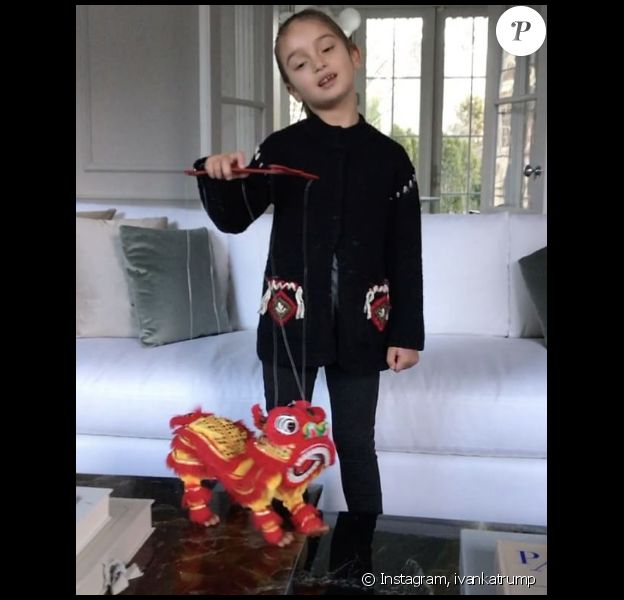 Ivanka Trump a publié une vidéo de sa fille Arabella en train de chanter la bonne année en madarin, sur Instagram le 2 février 2017