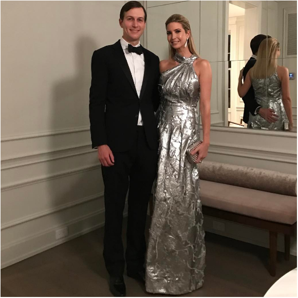 Ivanka Trump a publié une photo d'elle et son mari sur sa page Instagram en janvier 2017