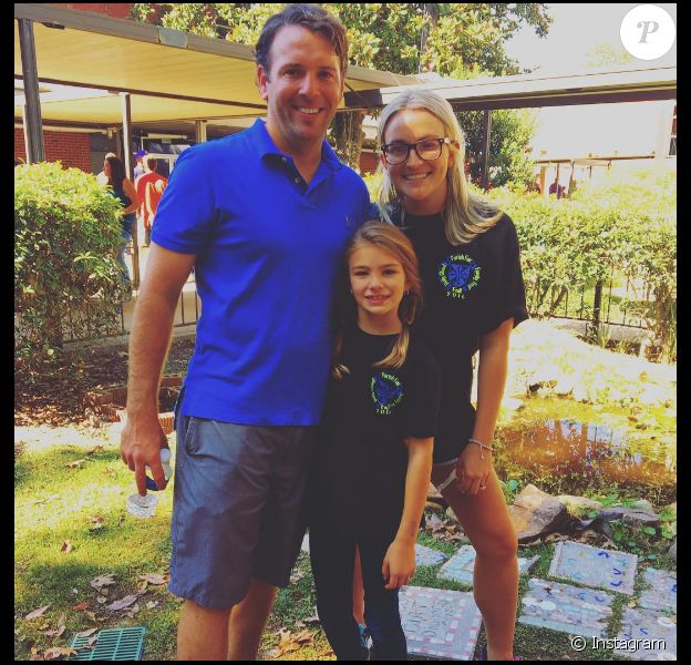 Jamie Lynn Spears, son mari Jamie Watson et sa fille Maddie (octobre 2016).