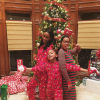 Jewel, la femme du basketteur J.R. Smith, enceinte, avec ses deux filles. Photo publiée sur Instagram en décembre 2016