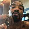 J.R. Smith pose torse nu sur Instagram. Février 2017.