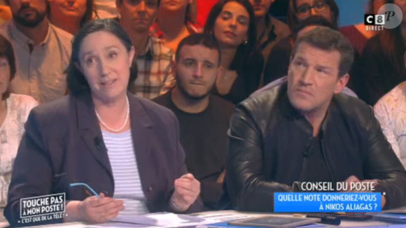 Danielle Moreau dans "Touche pas à mon poste" le 3 février 2017 sur C8.