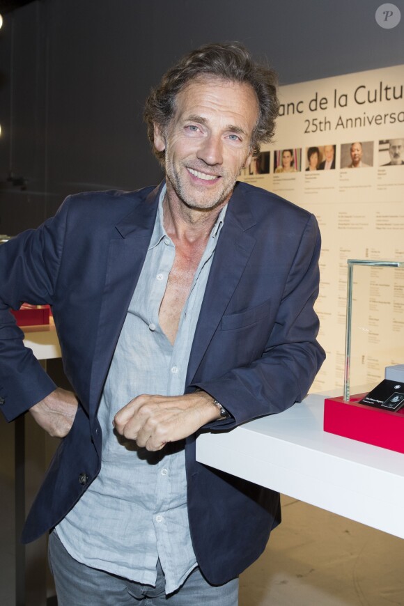 Exclusif - Stéphane Freiss - Cérémonie de remise du 25ème prix Montblanc de la Culture à La Fondation Louis Roederer à Paris le 14 septembre 2016.