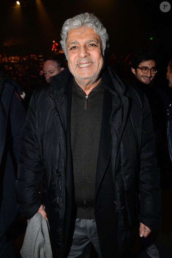 Exclusif - Enrico Macias au concert de Charles Aznavour au Palais des Sports à Paris, le 21 décembre 2016. © Guirec Coadic/Bestimage