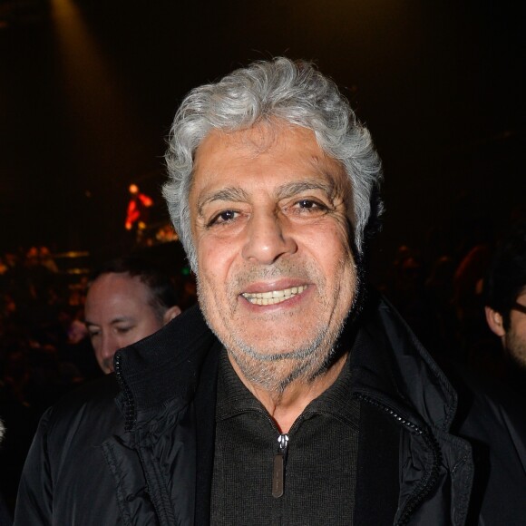 Exclusif - Enrico Macias au concert de Charles Aznavour au Palais des Sports à Paris, le 21 décembre 2016. © Guirec Coadic/Bestimage