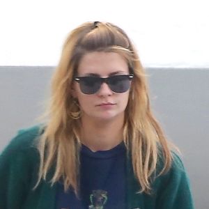 Mischa Barton rentre chez elle après avoir fait la fête jusqu'au petit matin, à Los Angeles le 10 février 2017
