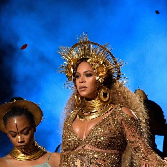 Beyonce lors de la 59e cérémonie des Grammy Awards, au Staples Center de Los Angeles, le 12 février 2017.