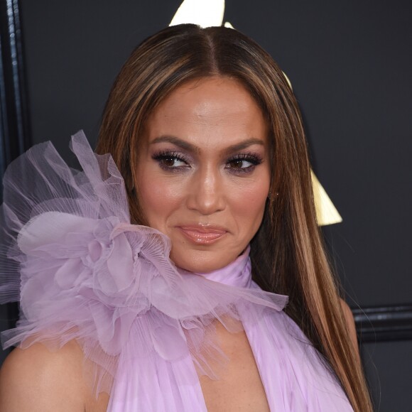 Jennifer Lopez à la 59ème soirée annuelle des Grammy Awards au Staples Center à Los Angeles, le 12 février 2017