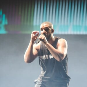 Le rappeur Drake en concert au London O2 Arena lors du 'Boy Meets World' world tour à Londres, le 5 février 2017