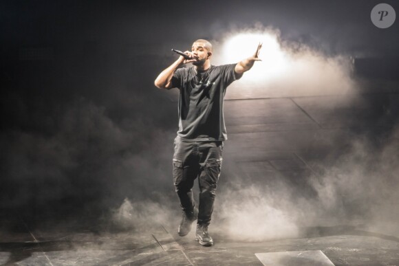 Concert du rappeur Drake au First Direct Arena de Leeds le 13 février 2017.
