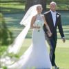 Exclusif - L'ancien joueur de baseball Derek Jeter et Hannah Davis se sont mariés au Meadowood Napa Valley Resort à St. Helena, le 9 juillet 2016.