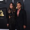 Chrissy Teigen et son mari John Legend à la 59ème soirée annuelle des Grammy Awards au théâtre Microsoft à Los Angeles, le 12 février 2017
