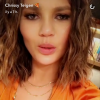 Chrissy Teigen ivre sur Snapchat le 12 février 2017 après les Grammy Awards