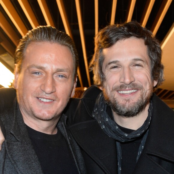 Benoît Magimel et Guillaume Canet - Avant-première du film "Rock'n Roll" au Pathé Beaugrenelle à Paris le 13 février 2017. © Coadic Guirec / Bestimage