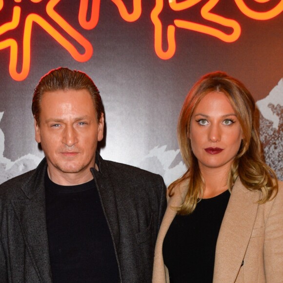 Benoît Magimel et sa compagne Margot - Avant-première du film "Rock'n Roll" au Pathé Beaugrenelle à Paris le 13 février 2017. © Coadic Guirec / Bestimage