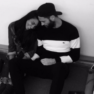 Shy'm a publié une photo avec Benoît Paire sur Instagram, le 14 février 2017.