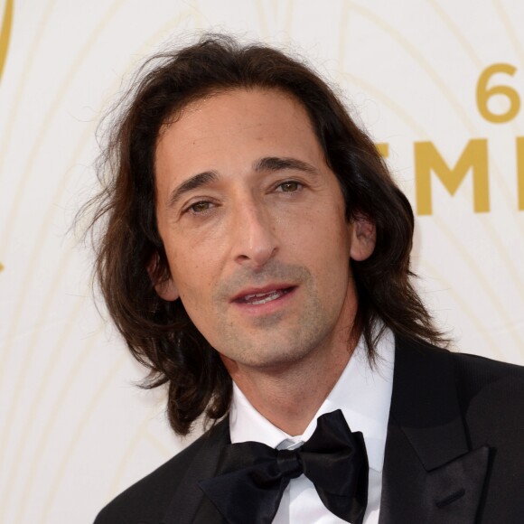 Adrien Brody - Photocall des 67ème Emmy Awards à Los Angeles le 20 septembre 2015.