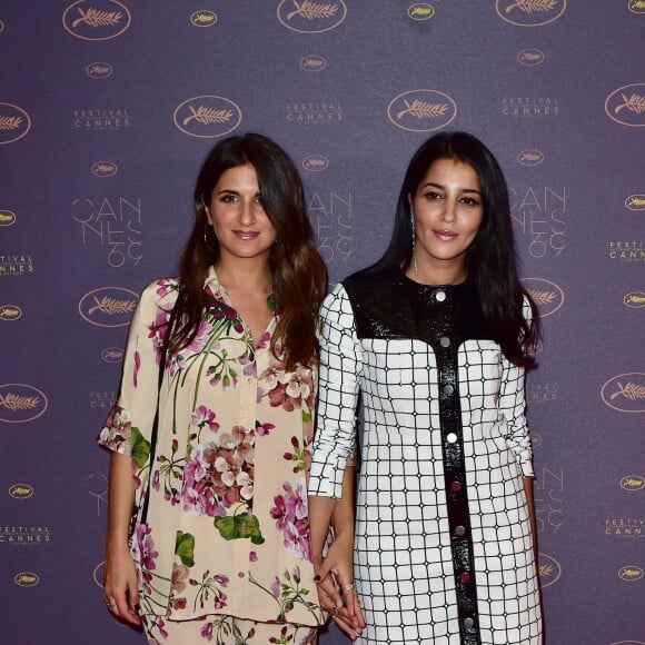 Leïla Bekhti et Géraldine Nakache enceinte - Dîner d'ouverture du 69e Festival International du Film de Cannes. Le 11 mai 2016. © Giancarlo Gorassini/Bestimage