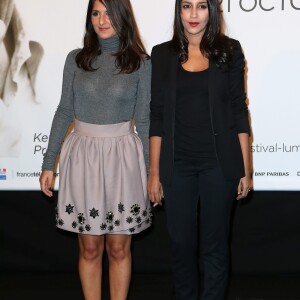 Geraldine Nakache et Leila Bekhti à Lyon le 15 octobre 2012.