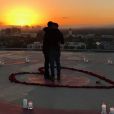 Colton Haynes et son amoureux fêtent la Saint Valentin, le 14 février 2017 à Los Angeles.