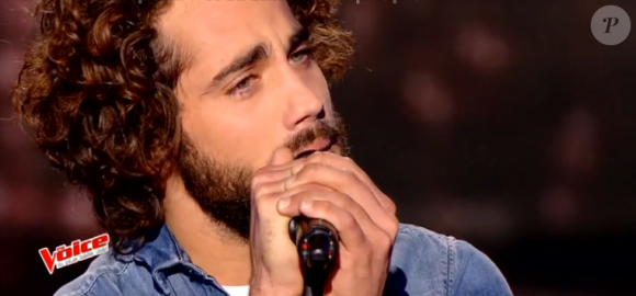 Marius dans The Voice 6 sur TF1, le 18 février 2017.