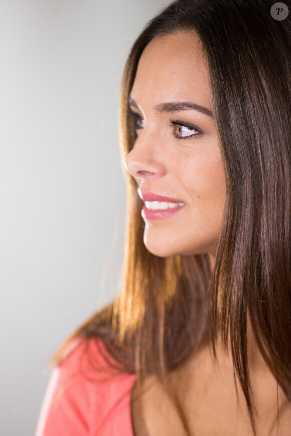 Exclusif - Rendez-vous avec Marine Lorphelin (Miss France 2013) dans les locaux de Webedia pour une Interview pour Purepeople à Levallois-Perret le 8 février 2017.