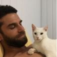 Christophe, le petit ami sexy de Marine Lorphelin, à Tahiti en 2015.