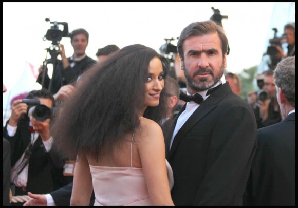 Eric Cantona et Rachida Brakni - Festival de Cannes 2009
