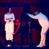 Rihanna et Drake à la Cérémonie des BRIT Awards 2016 à l'O2 Arena à Londres, le 24 février 2016.