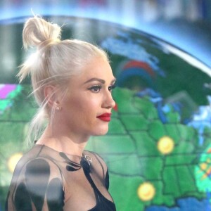 Gwen Stefani a choisi une robe très sexy pour l'émission "The Today Show" à New York le 15 février 2017.