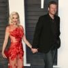 Gwen Stefani et son compagnon Blake Shelton - People à la soirée "Vanity Fair Oscar Party" après la 88ème cérémonie des Oscars à Hollywood, le 28 février 2016.