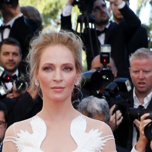 Uma Thurman - Montée des marches du film "Pour une poignée de dollars" pour la cérémonie de clôture du 67e Festival du film de Cannes – Cannes le 24 mai 2014