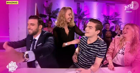 Julien Castaldi et Anastasiya de "The Game of Love" - "Mad Mag", NRJ12, mercredi 22 février