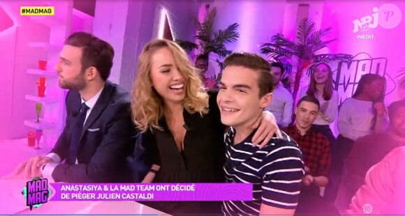 Julien Castaldi et Anastasiya de "The Game of Love" - "Mad Mag", NRJ12, mercredi 22 février