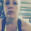 Pink s'est remise au sport pour perdre les kilos accumulés pendant sa grossesse - Photo publiée sur Instagram le 22 février 2017