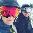 Pink en vacances au ski avec son mari Carey Hart et leur fille Willow - photo publiée sur Instagram en février 2017