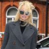 Pamela Anderson se rend à l'ambassade de l'Equateur pour rendre visite à Julian Assange, pour la 7ème fois, à Londres le 23 février 2017