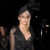 Pamela Anderson est allée au club privé Annabel dans le quartier de Mayfair à Londres, le 7 février 2017