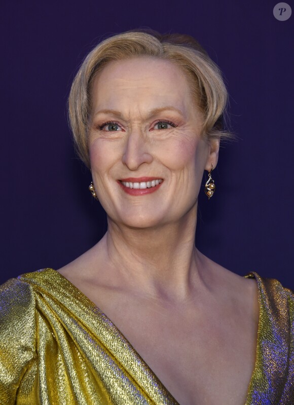Madame Tussauds présente la statue de cire de l'actrice Meryl Streep au Chinese theatre Ballroom à Hollywood, le 23 février 2017 © Chris Delmas/Bestimage