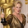 Meryl Streep lors de la 84e cérémonie des Oscars à Los Angeles le 26 février 2012