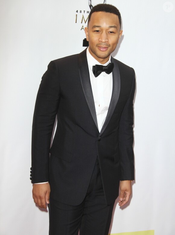 John Legend au 48e NAACP Image Awards à l'auditorium The Pasadena Civic à Pasadena, le 11 février 2017
