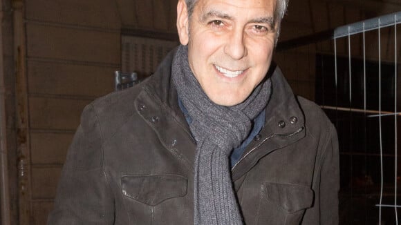 George Clooney : Arrivée paisible à Paris avec Amal, avant de retrouver Dujardin