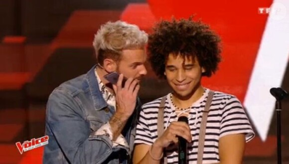 M. Pokora dans "The Voice 6", sur TF1, le samedi 25 février 2017.