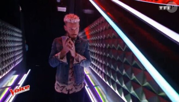 M. Pokora dans "The Voice 6", sur TF1, le samedi 25 février 2017.