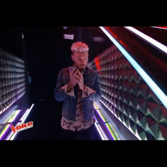 M. Pokora dans "The Voice 6", sur TF1, le samedi 25 février 2017.